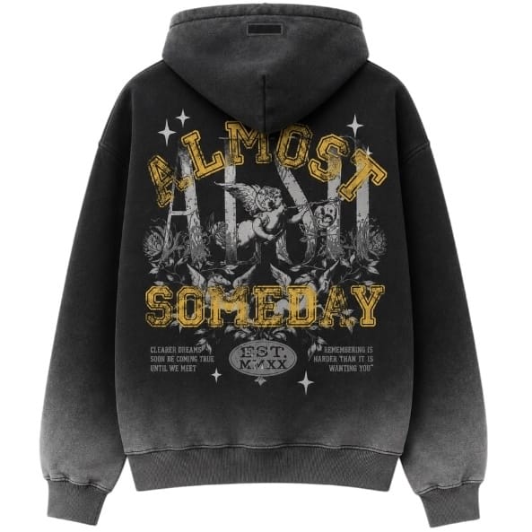 Almost Someday League Hoodie (Black)