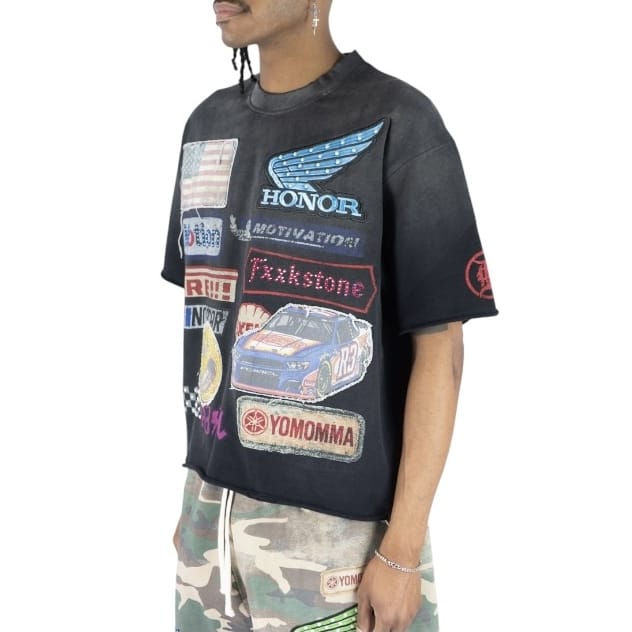 R3bel Denim Highspeed Tee (Ash Black) 610-31118