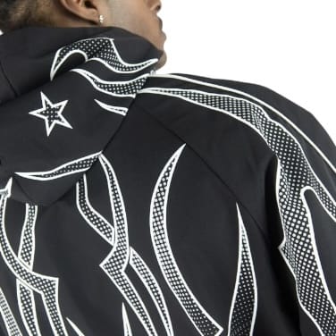 R3bel Denim Hooded Windbreaker Set (Black) 3163-835