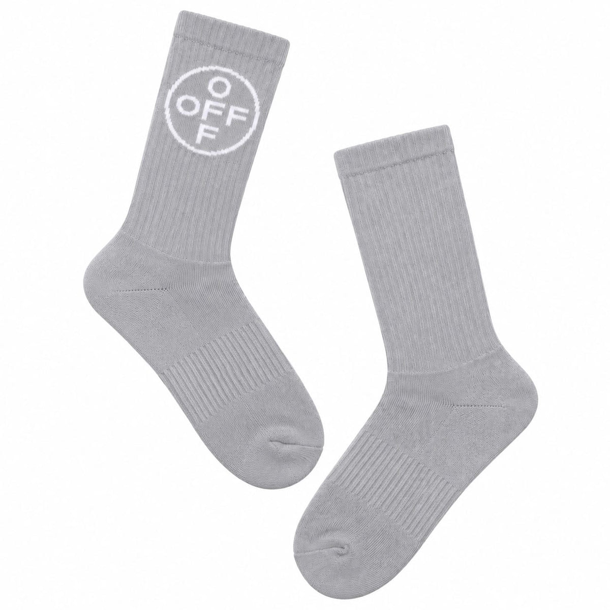 Lab Off-White Mid Calf Crew Socks 3 Pack (White/Black/Grey)