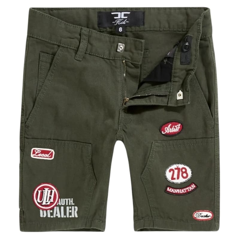 Kids Jordan Craig Re-up Mechanic Short Set (Dark Green)