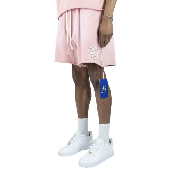 R3bel Denim Shady French Terry Set (Pink)