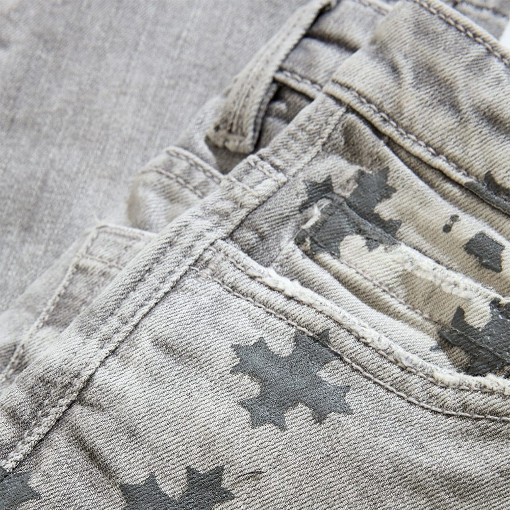 Kids Super Skinny Stacked Forbidden Fruit Denim (Cement Wash) JTFP2318K