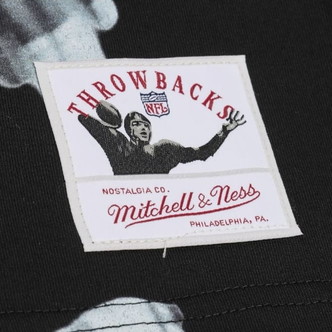 Mitchell & Ness NFL Barry Sanders Detroit Lions Player SS Tee (Black)