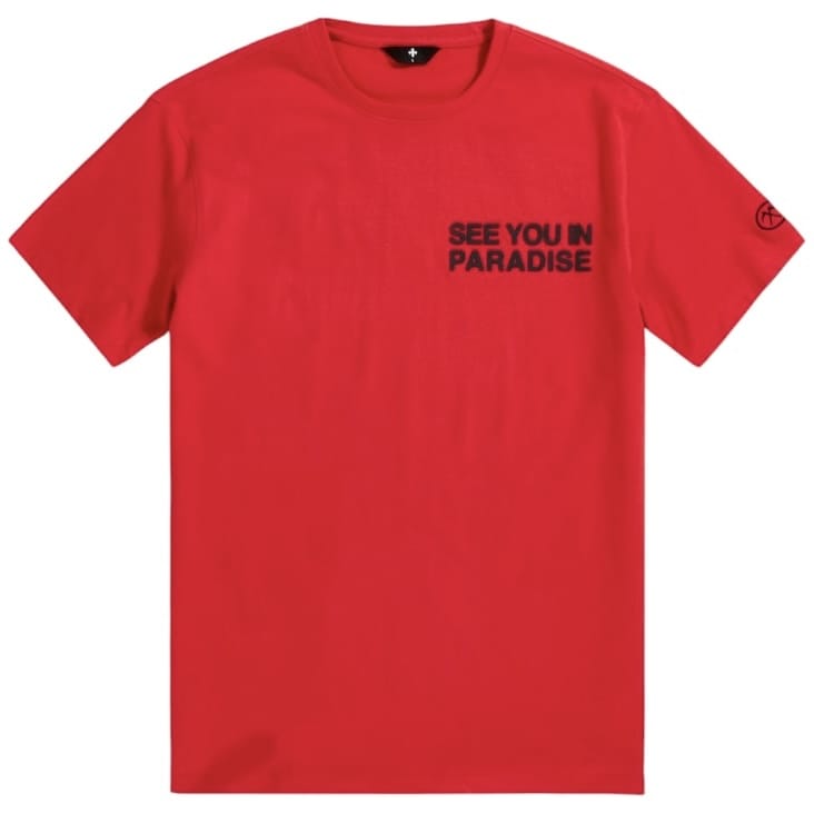 See You In Paradise Tonal Short Set (Red) 2078A/2078S