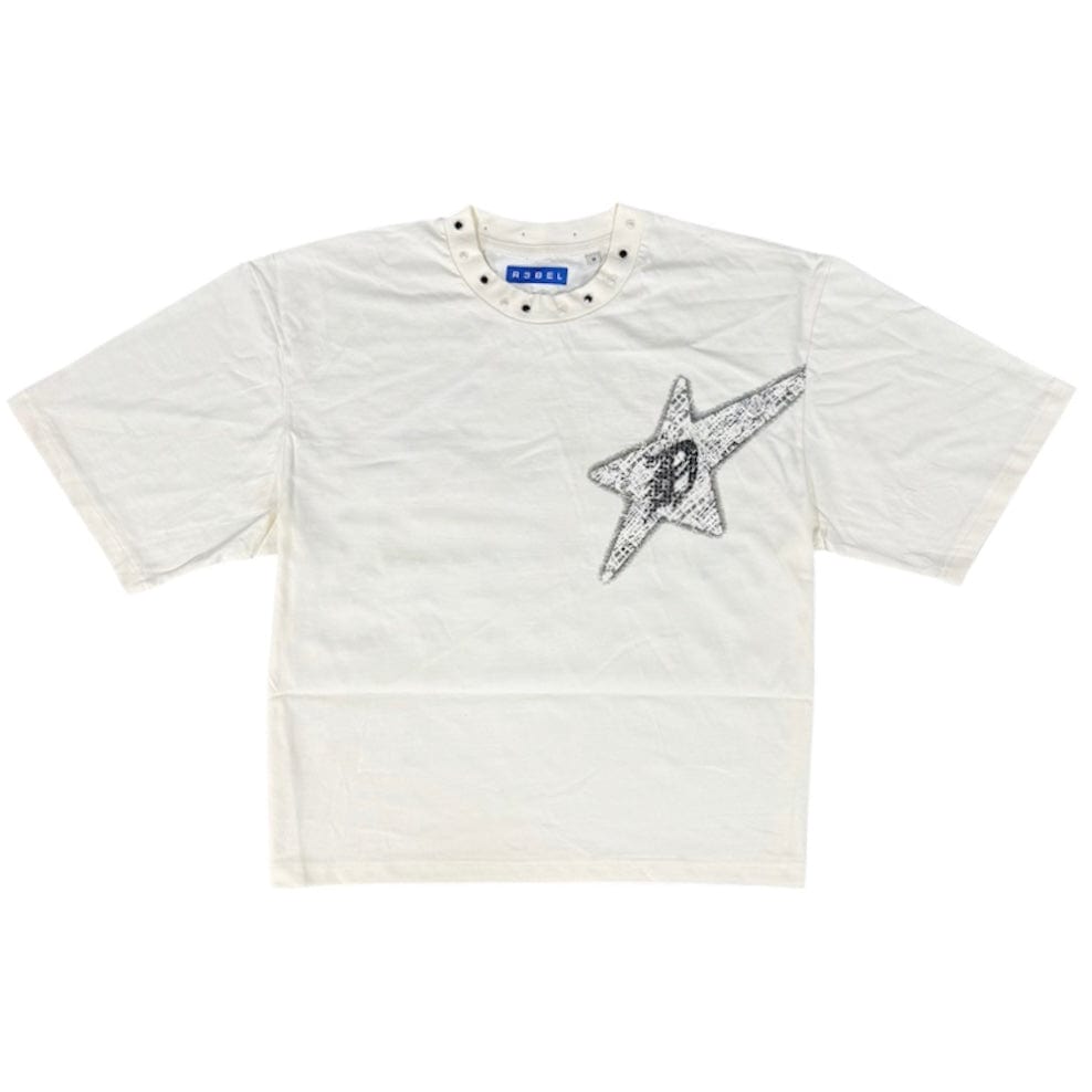 R3bel Denim Sinner Tee (Cream) 752-133-CR