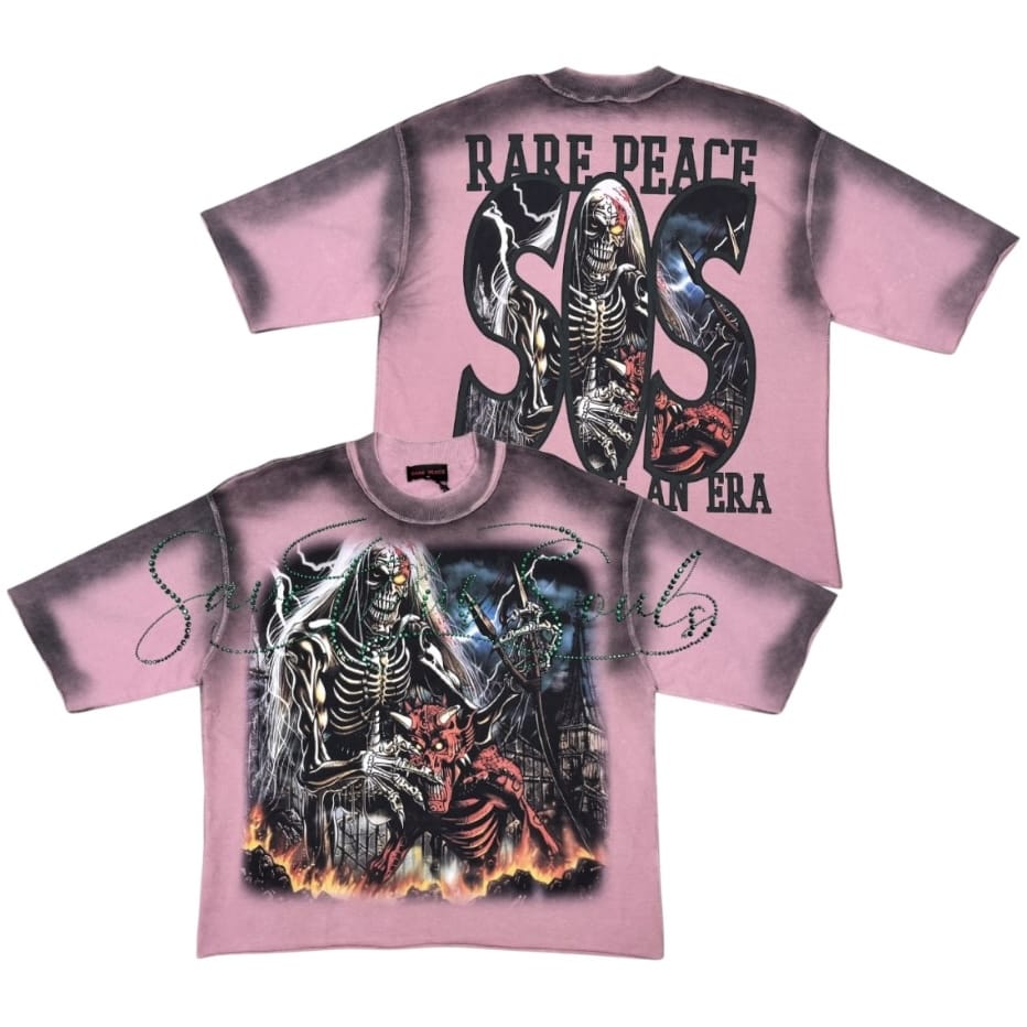 Rare Peace Save Our Souls Tee (Dust Pink) RT6040