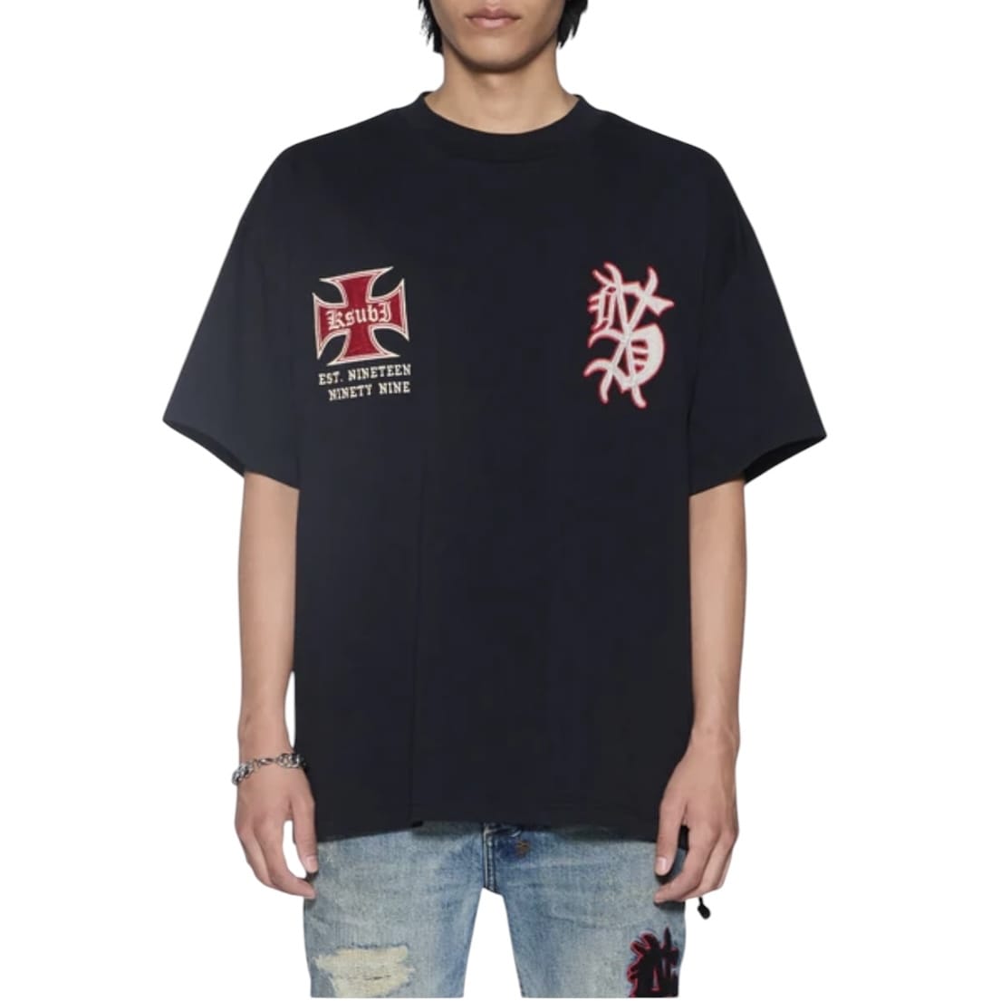 Ksubi League Ekcess SS Tee (Black) MSP26TE001