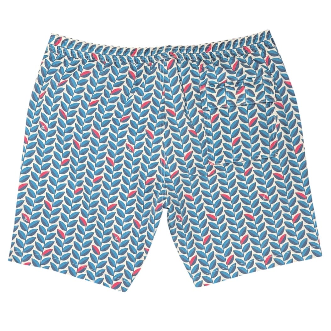 Psycho Bunny Twyford Swim Trunks (White) B6W211N1NS