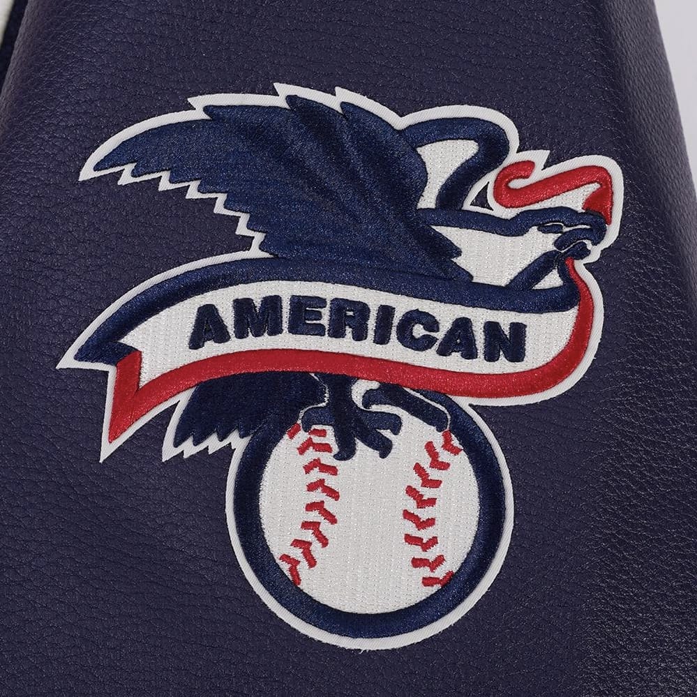 Pro Standard MLB D. Tigers Original Players Varsity Jacket (Eggshell/M.Navy)