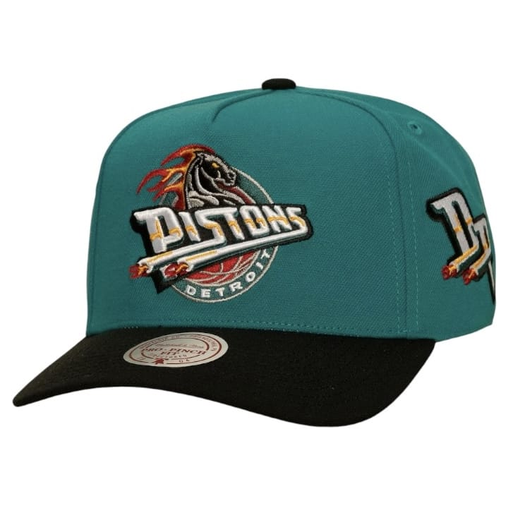 Mitchell & Ness NBA Detroit Pistons In the City Snapback (Teal/Black)