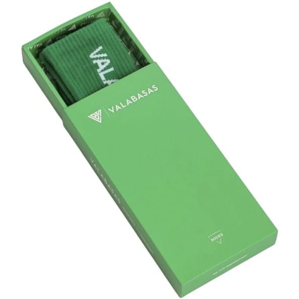 Valabasas Footprint Socks (Green) VAL-SOCK-001