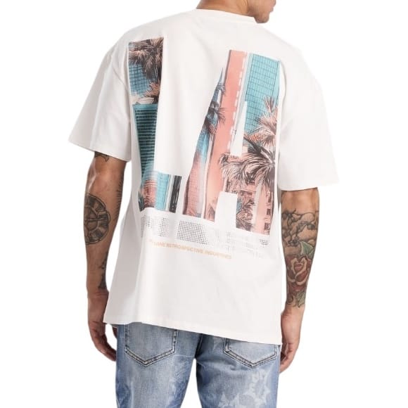 Memory Lane Downtown Reaper Tee (White) ML-SP2-26-049