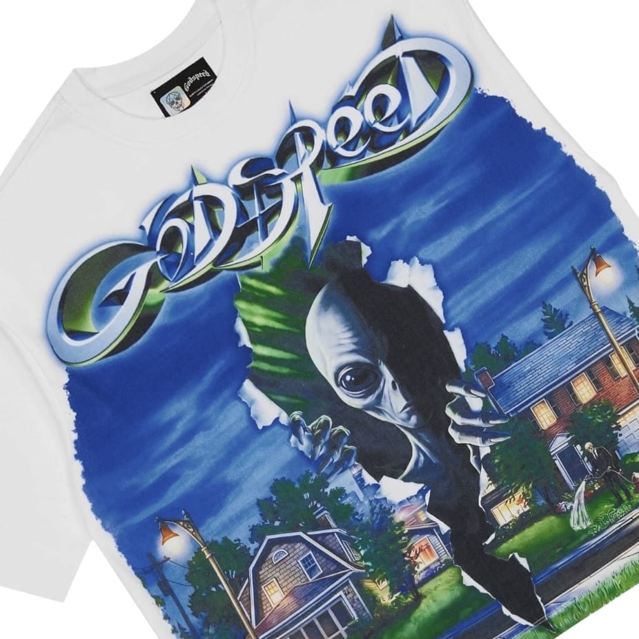 Godspeed Neighborhood Watch Tee (White)