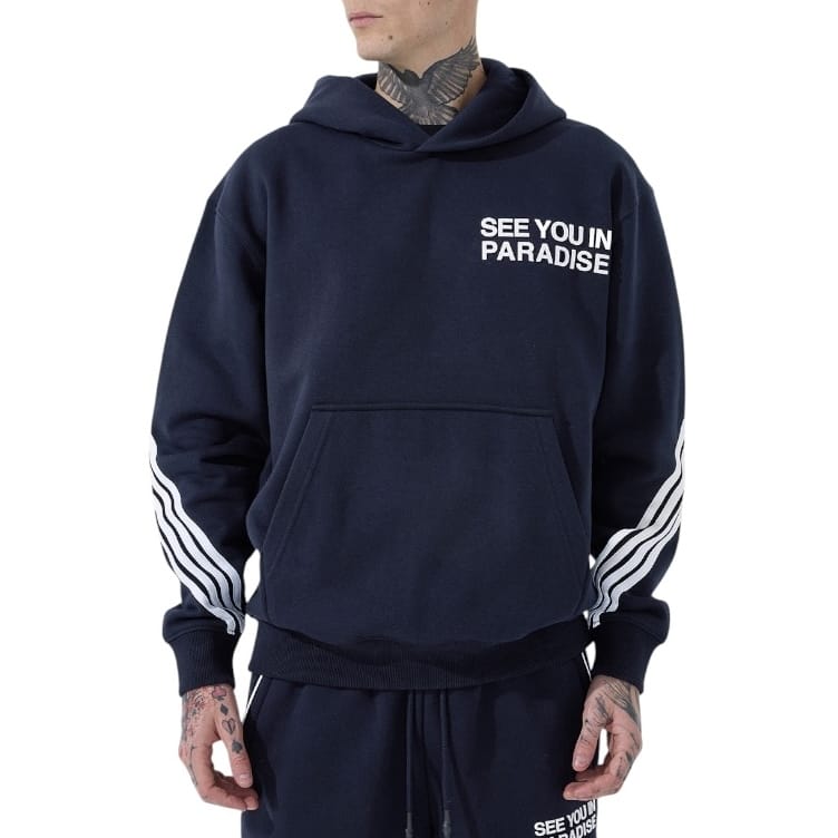 See You In Paradise Perfect Pitch Pullover Hoodie (Navy) 9229H