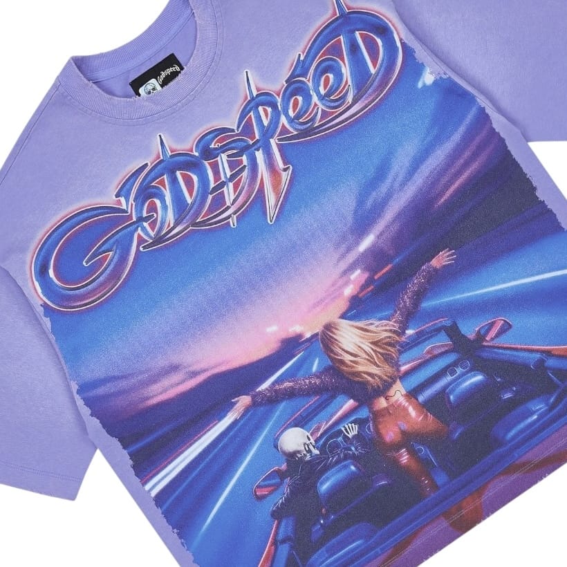 Godspeed Fun Tee (Purple Wash)