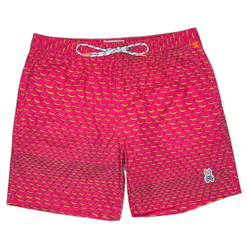 Psycho Bunny Haines Swim Trunks (Neon Magenta) B6W185N1NS