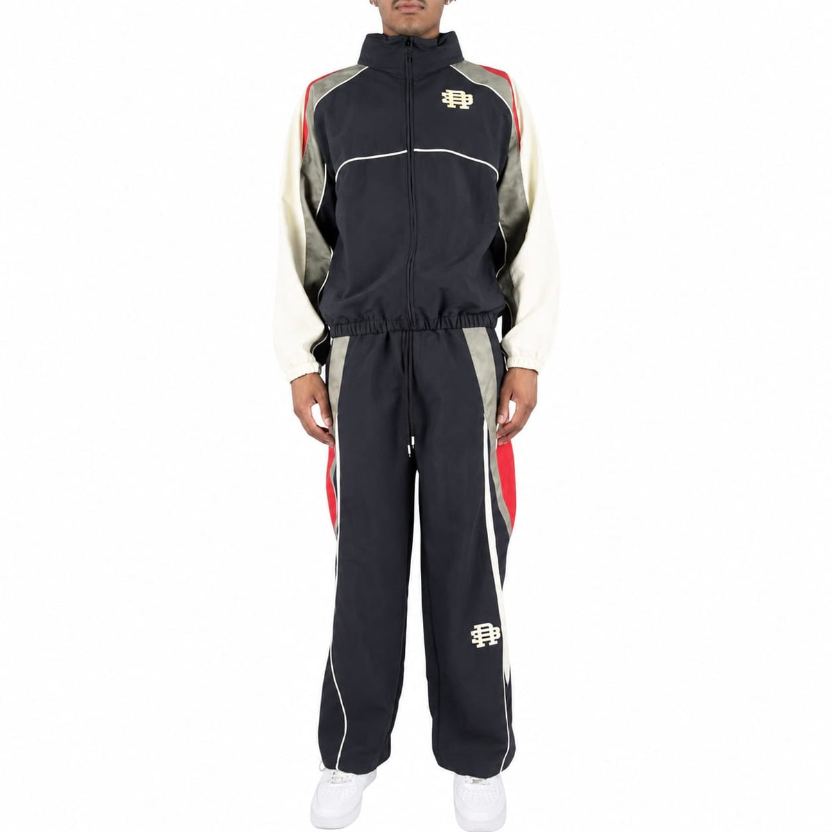 R3bel Denim Vintage Windbreaker Set (Black) 3163-833