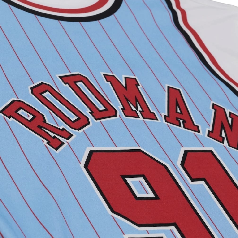 Mitchell & Ness Chicago Bulls 1995-96 Best In Class Jersey Tee (Lt. Blue)