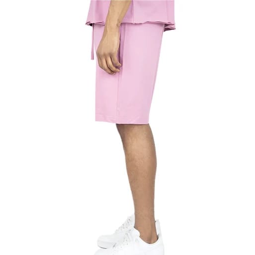 Rebel Minds Heavy Terry Shorts (Sage Pink) 351-951