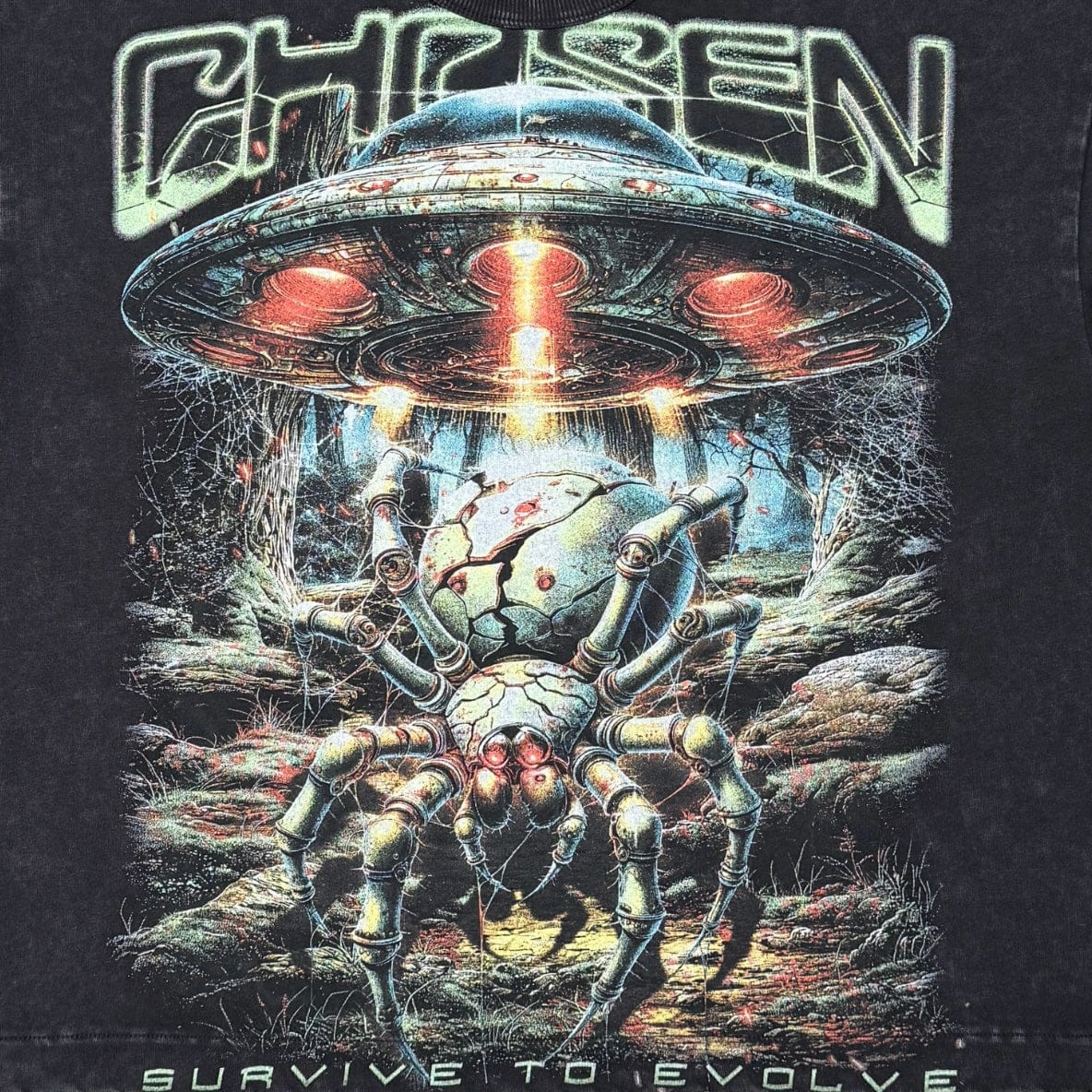 Chosen Cyber Spider Tee (Black) CS6157-BLK