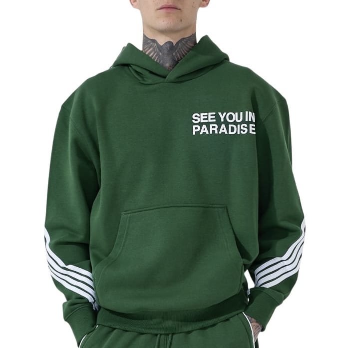 See You In Paradise Perfect Pitch Pullover Hoodie (Green) 9229H