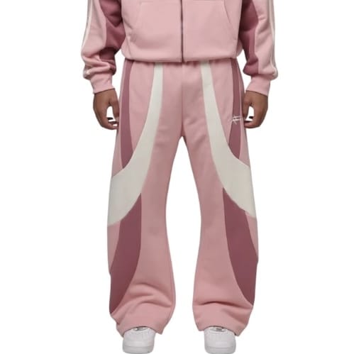 Loiter Hybrid Tek Zip Hoodie & Sweatpants Set (Pink)