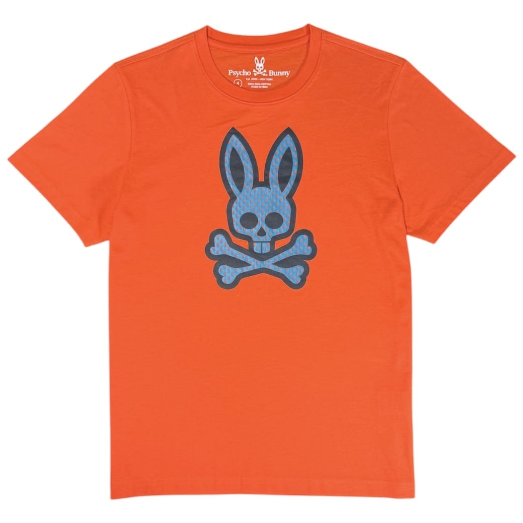 Psycho Bunny Jordan Mesh Tee (Alloy Orange) B6U327S1PC