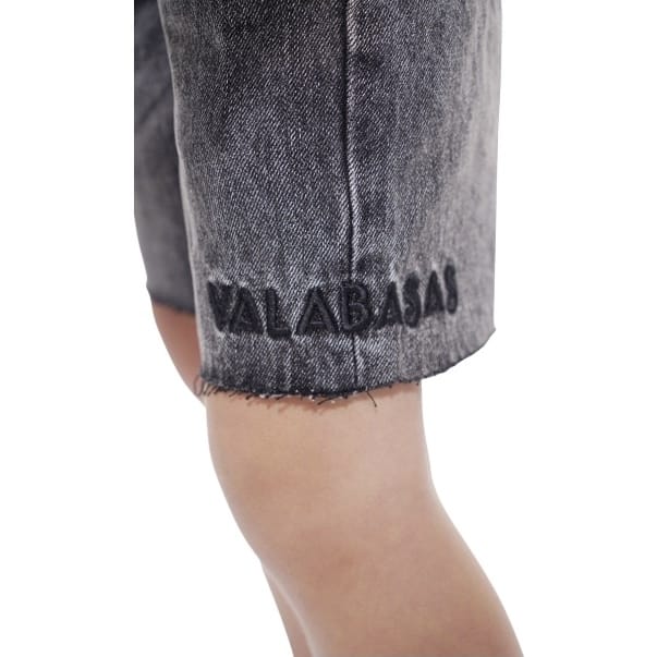 Kids Valabasas Jr. Kids Denim Shorts (Grey)