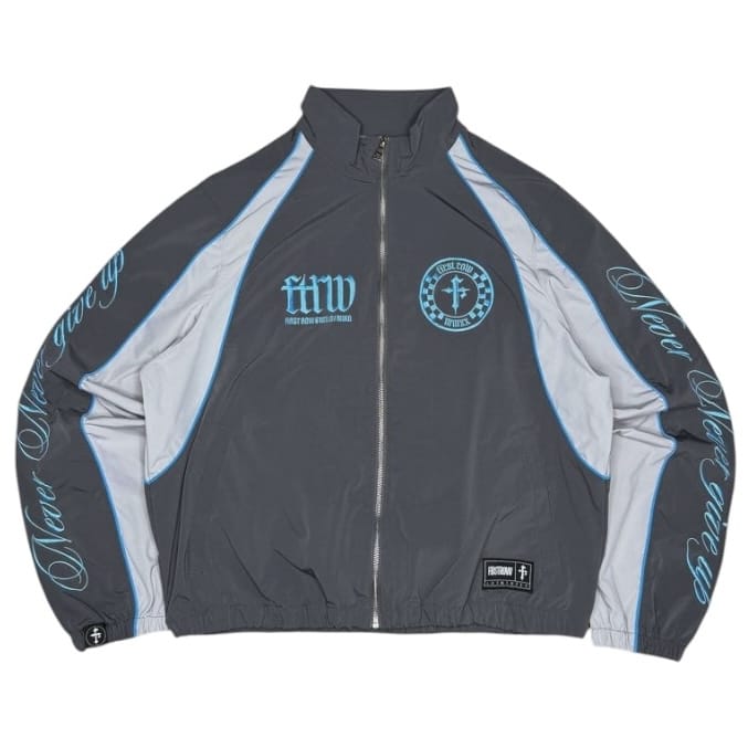 First Row State Of Mind Track Jacket & Pants Set (Grey)