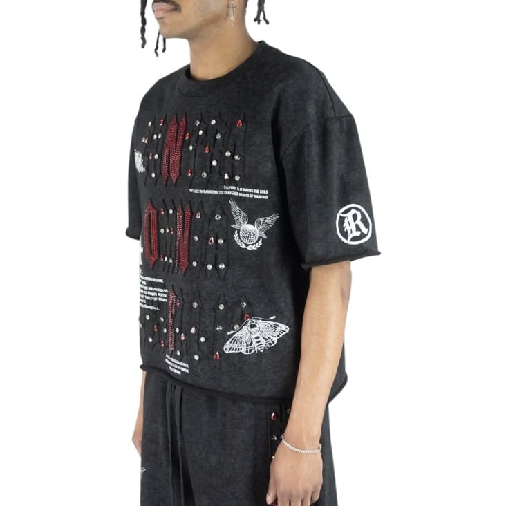 R3bel Denim Multiverse French Terry Set (Ash Black)