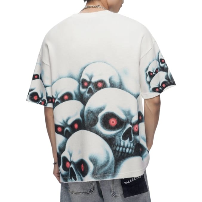 Valabasas Grave Digger Thermal Tee (White) VLBS-VT1-1115