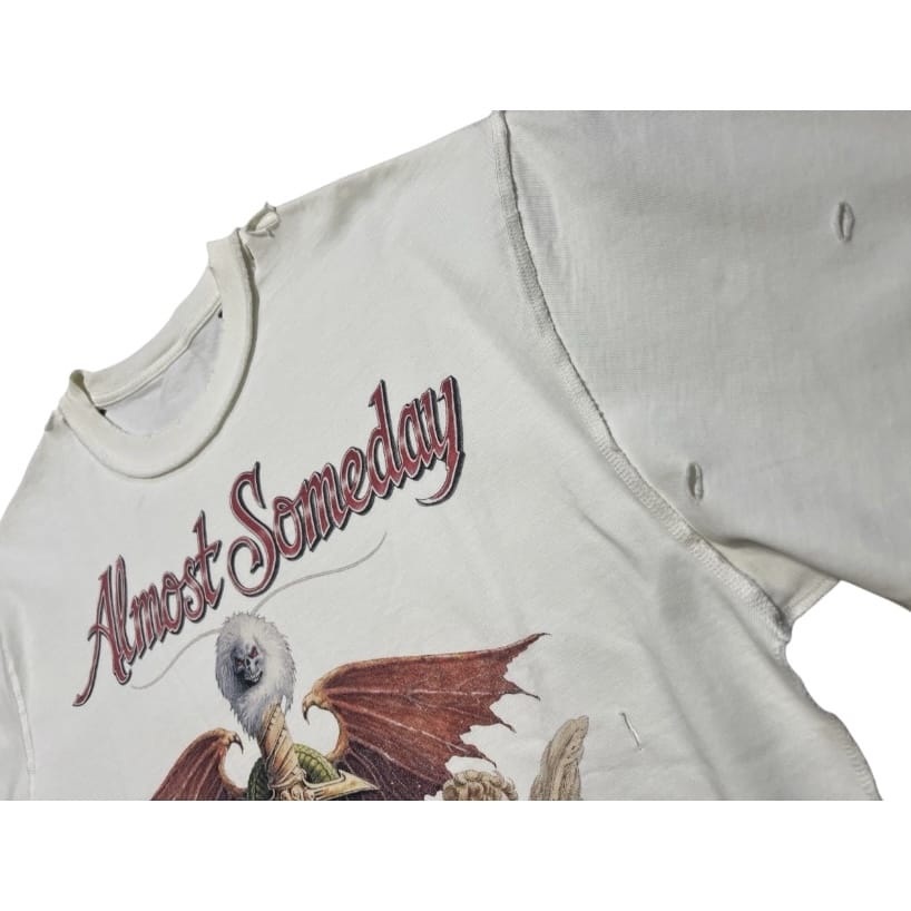 Almost Someday Motley Tee (Cream) AS-FALL26-009