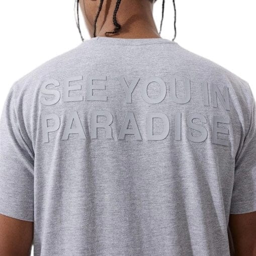 Jordan Craig Retro Paradise Tonal Tee (Heather Grey) 9097A