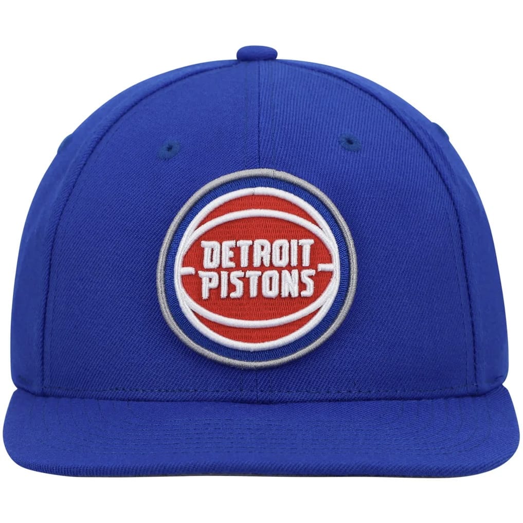 Mitchell & Ness NBA Detroit Pistons Team Ground 2.0 Snapback (Blue)