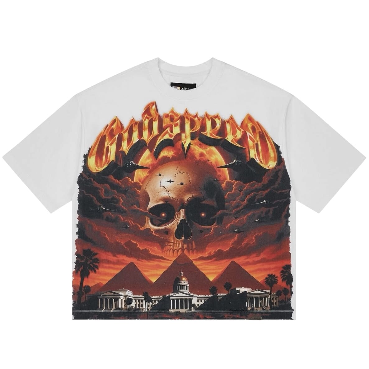 Godspeed Echoes Of Empires Tee (White)