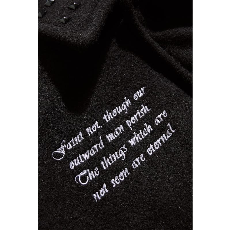 Kids See You In Paradise Eternal Varsity Jacket (Black)