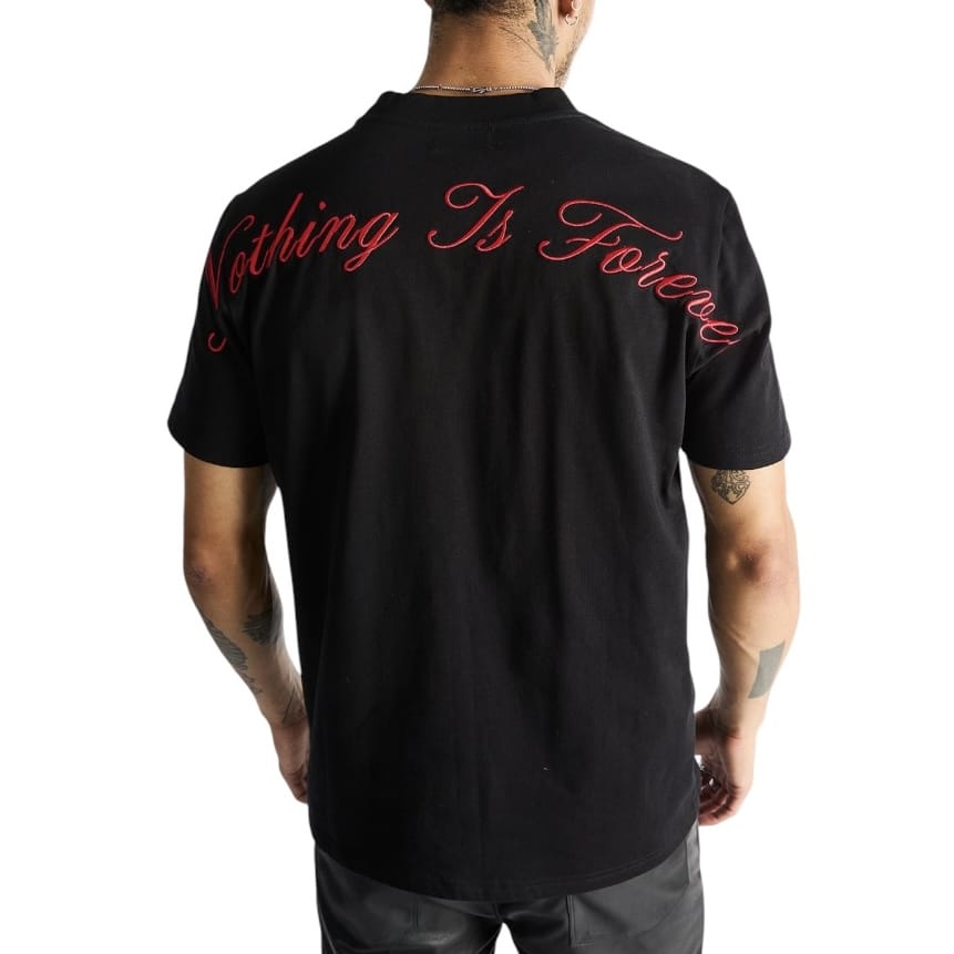 Rta Liam Short Sleeve Tee (Black Nif Script)