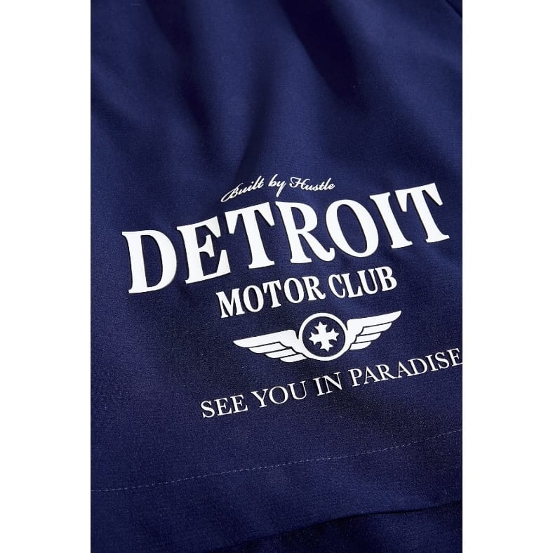 See You In Paradise Detroit Motor Club SS Shirt & Short Set (Navy)