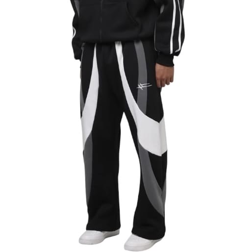 Loiter Hybrid Tek Zip Hoodie & Sweatpants Set (Black)