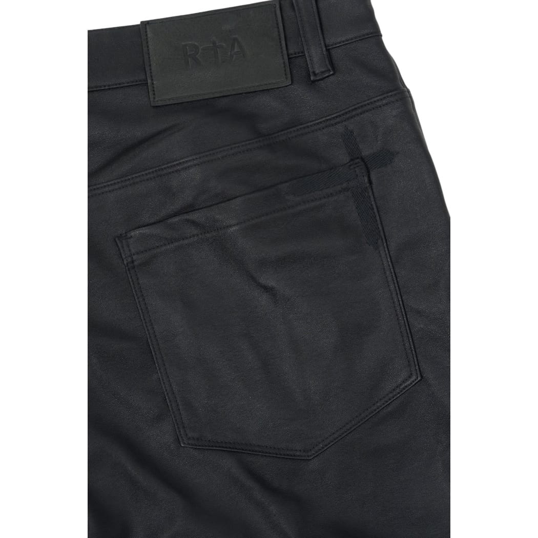 Rta Mael Slim Flare Jean (Black Descending Cross)