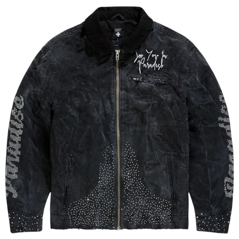 See You In Paradise Lucid Dreams Work Jacket (Vintage Black) 91671