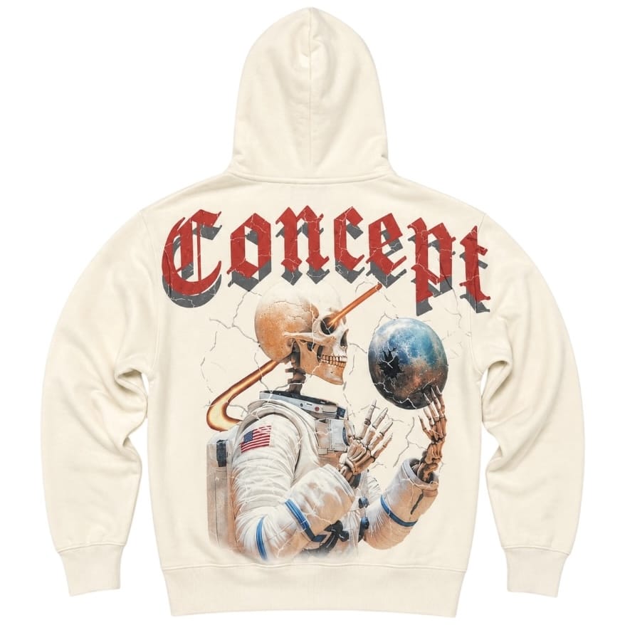 Concept La Astronaut Hoodie (Cream Wash)