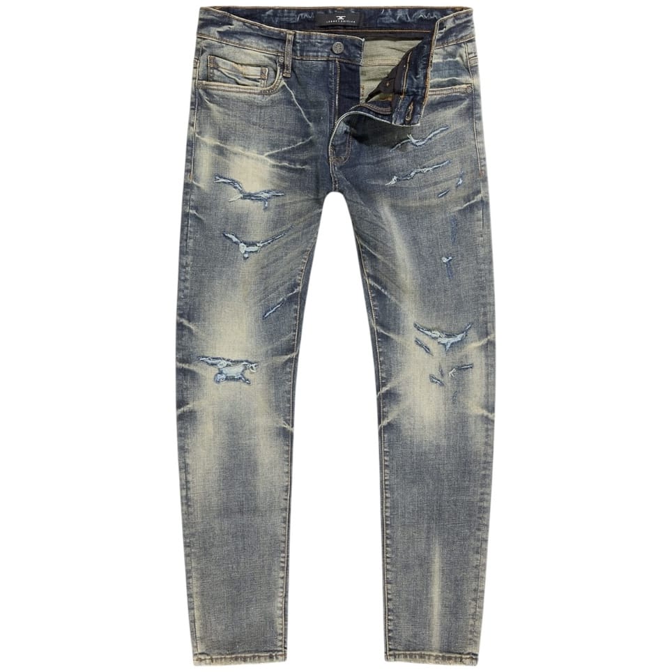 Jordan Craig Collins Straight Fit Geostorm Denim (Desert Blue) JC2400