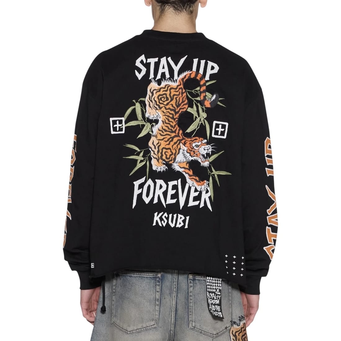 Ksubi Stay Up Ekcess Long Sleeve Tee (Black) MPF26TE010