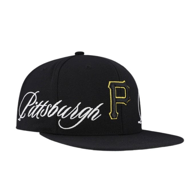 Mitchell & Ness MLB Pittsburgh Pirates Just Don Lux Script Snapback (Black)