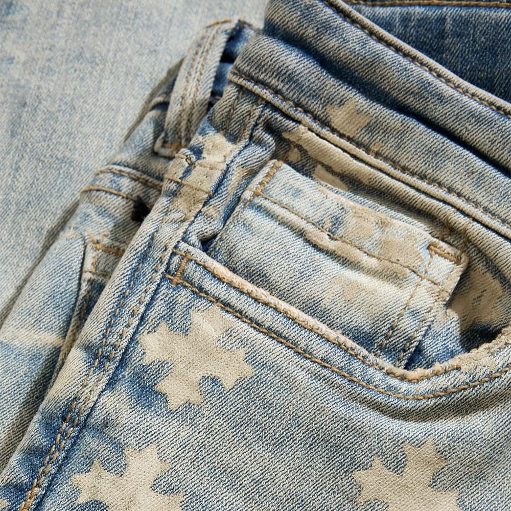 Boys Super Skinny Stacked Forbidden Fruit Denim (Iced Lager) JTFP2318B