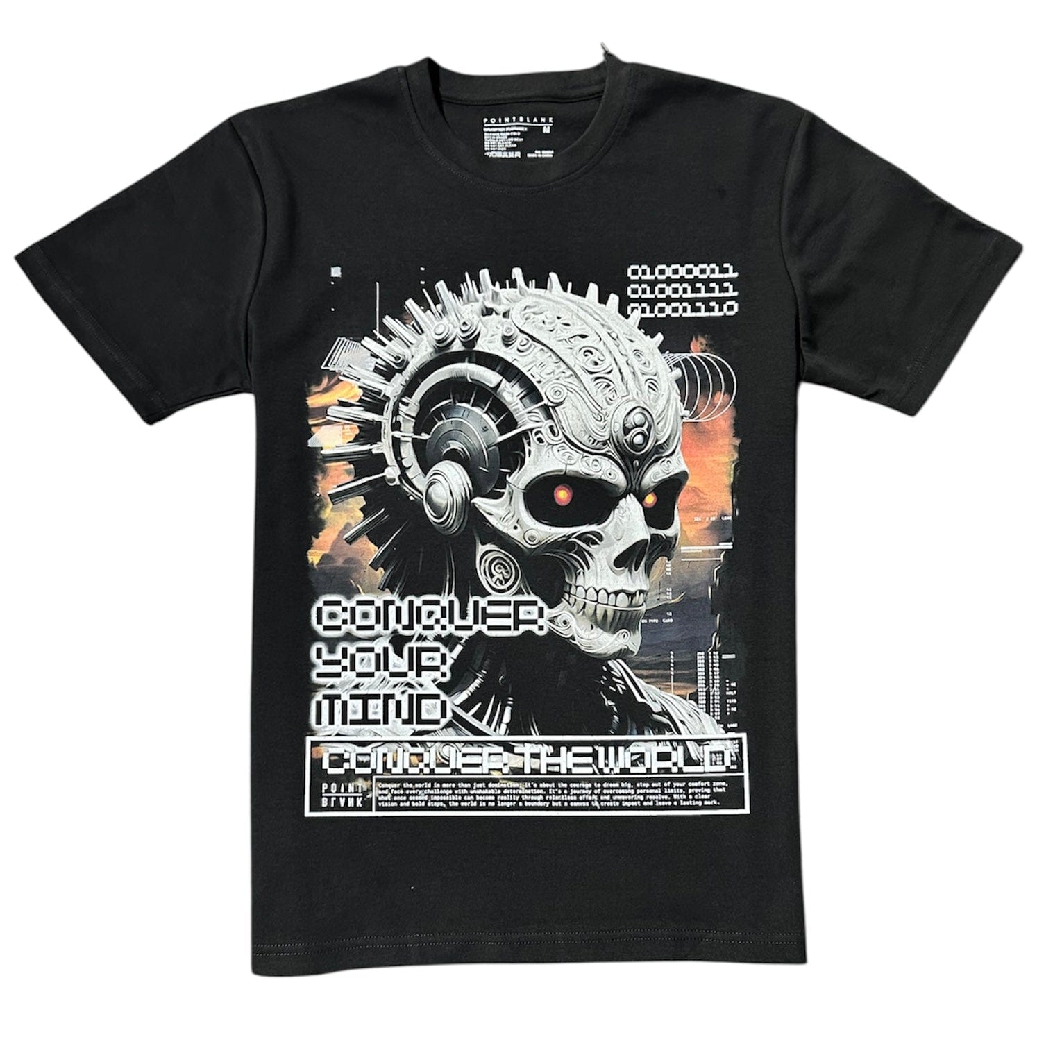 Point Blank Keep On Hustlin Conquer The World Tee (Black) OBMY25TS_17