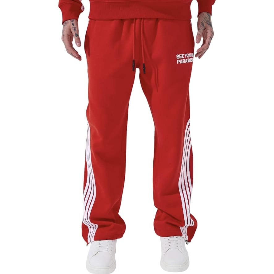 See You In Paradise Perfect Pitch Sweatpants (Red) 9229