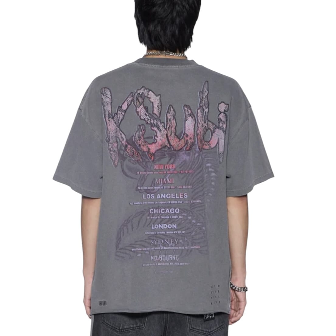 Ksubi Knotted Ekcess SS Tee (Charcoal) MSP26TE030